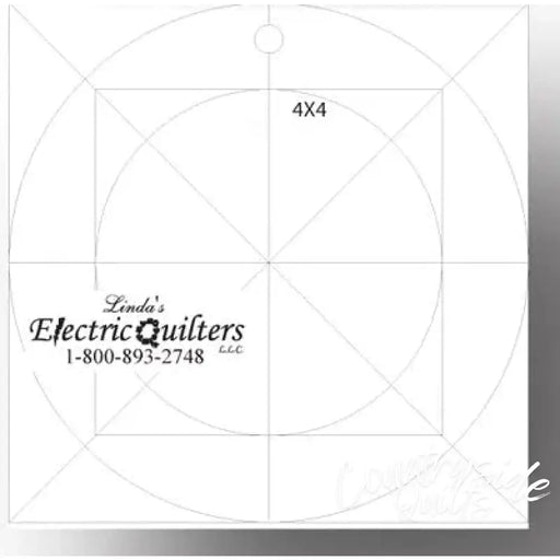 6’’ x Square Template TMP-104