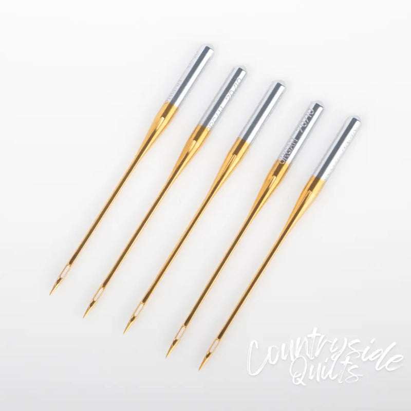 #70/10 Titanium-Coated Topstitch Needles 50-1-70