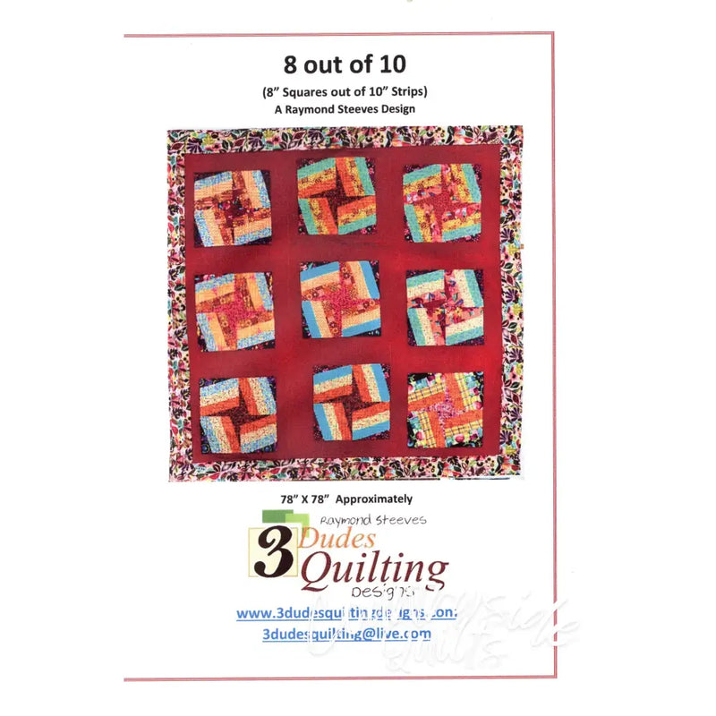 8 Out of 10 Quilt Pattern 739406408591