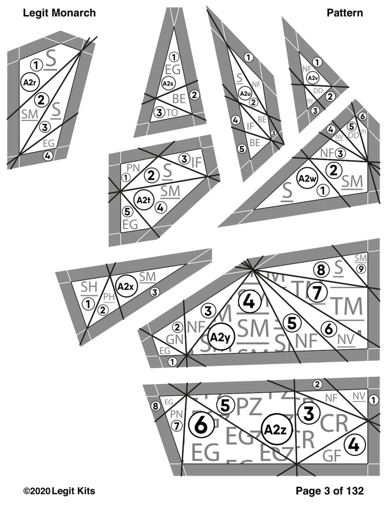 Legit Monarch Quilt Kit