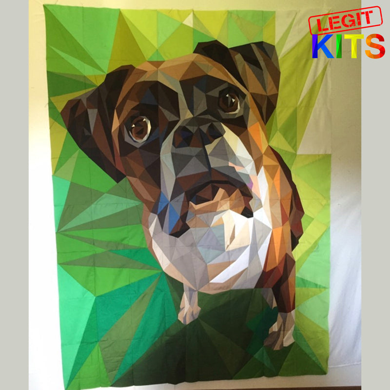 Margot the Boxer Quilt Kit