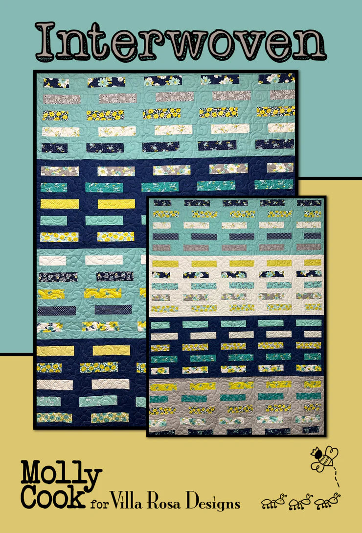 Villa Rosa Designs - Interwoven - Post Card Quilt Pattern