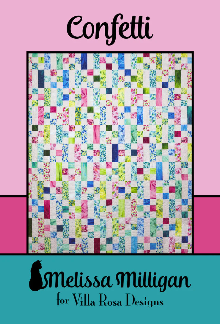 Villa Rosa Designs - Confetti - Post Card Quilt Pattern