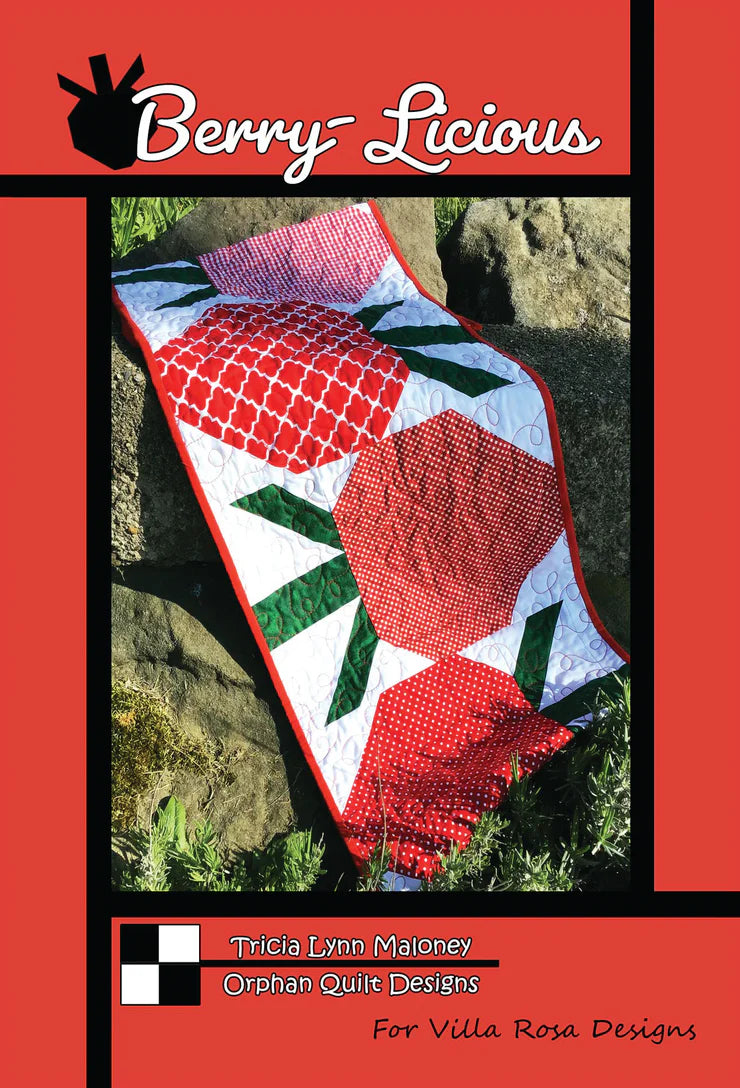 Villa Rosa Designs - Berry-Licious - Post Card Quilt Pattern