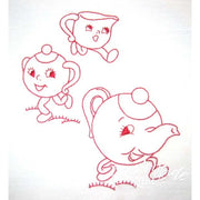 Aunt Martha’s 3528 Animated Dish Motifs Tea