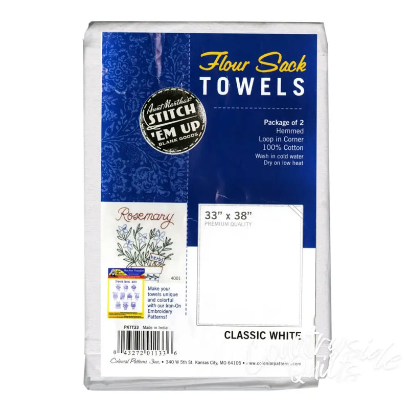 Aunt Martha’s® 33x38 Flour Sack Dish Towels PKTT33