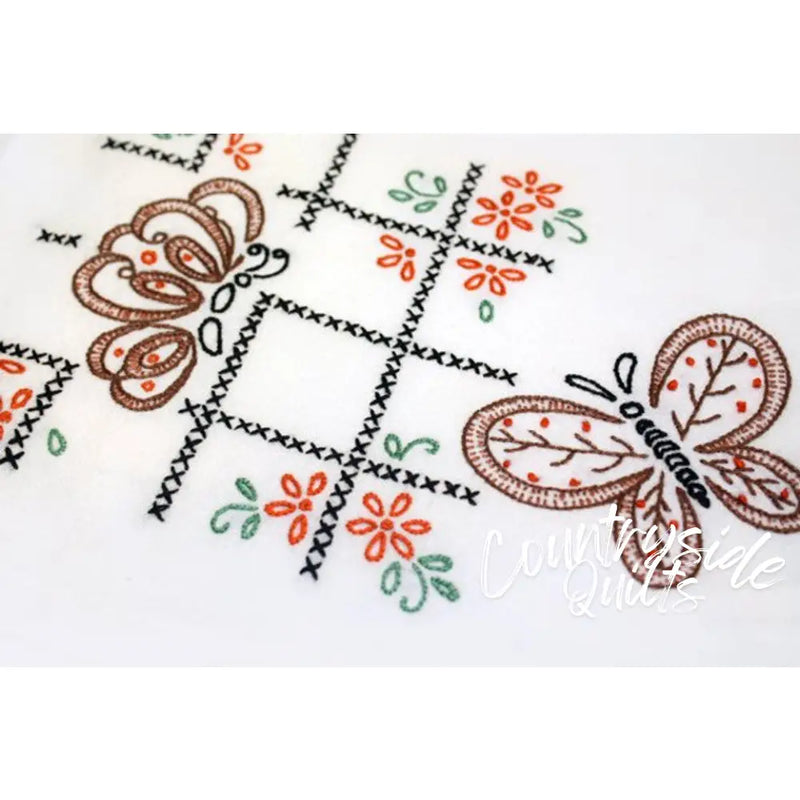 Aunt Martha’s® 3437 Butterflies and Cross Stitch Days