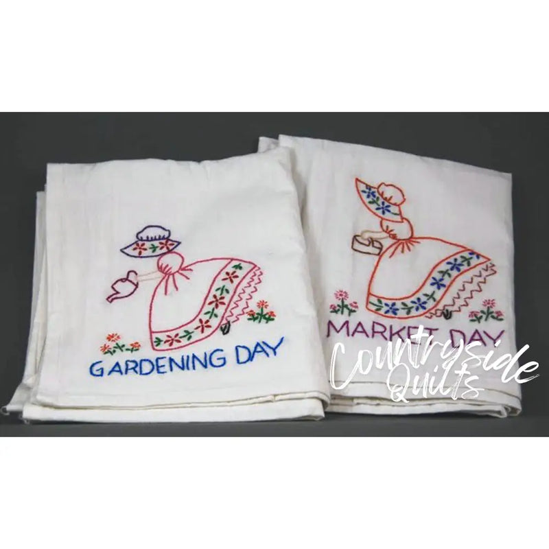 Aunt Martha’s® 3553 Colonial Girl Days of the Week Tea