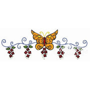 Aunt Martha’s® Butterfly & Floral Motifs featuring intricate floral motifs and butterfly design