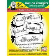 Aunt Martha’s® #3752 charming designs iron-on transfers for linens and countryside quilts