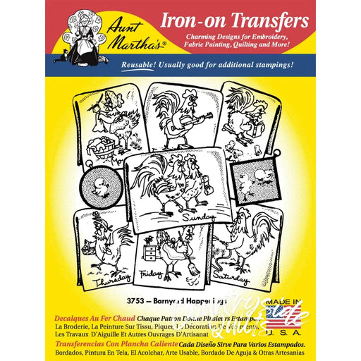 Aunt Martha’s® 3753 Barnyard Happenings Days of the Week