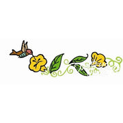 Aunt Martha’s® Hummingbirds & Flowers embroidery design for countryside quilts