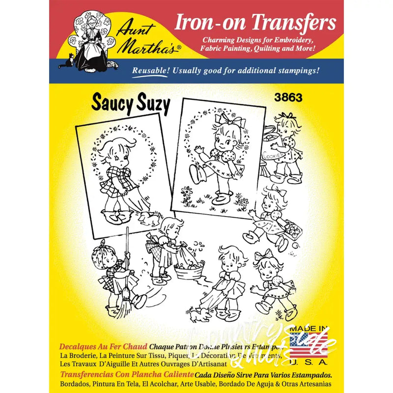 Aunt Martha’s® 3863 Saucy Suzy Days of the Week Tea