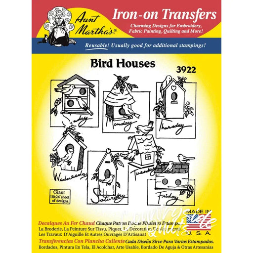 Aunt Martha’s® 3922 Birdhouses Days of the Week Tea