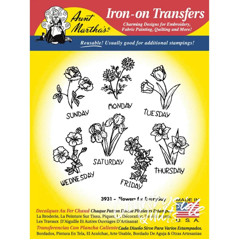 Aunt Martha’s® 3931 Flowers for Everyday Days