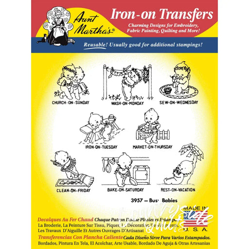 Aunt Martha’s® 3957 Busy Babies Days of the Week Tea