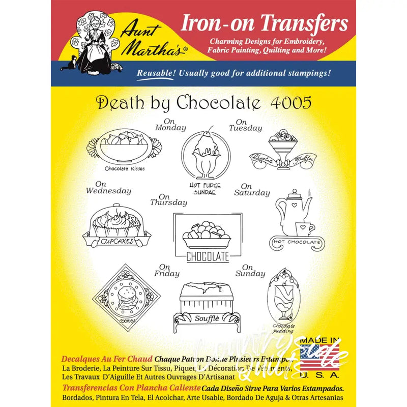 Aunt Martha’s® 4005 Death By Chocolate Days of the Week