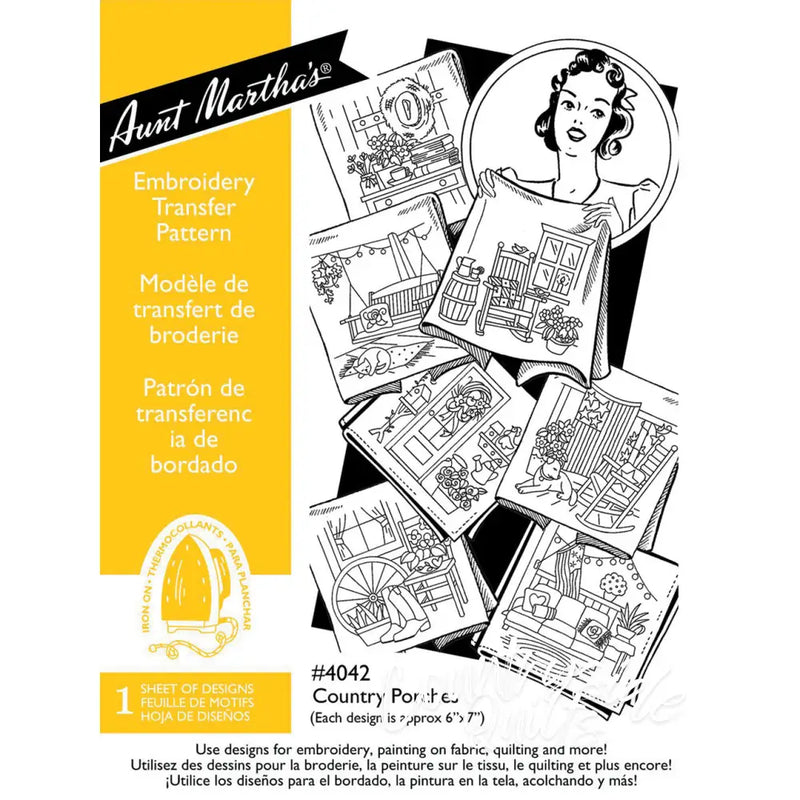 Aunt Martha’s® #4042 Country Porches Holiday Religious