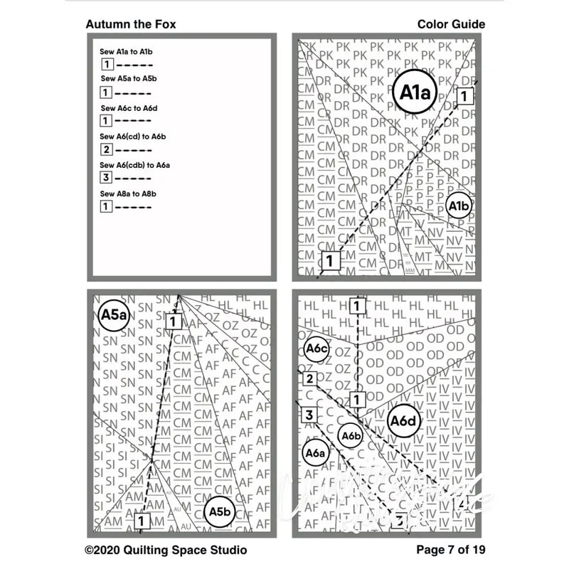 Autumn the Fox Pattern PT001