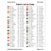 Autumn the Fox Pattern PT001