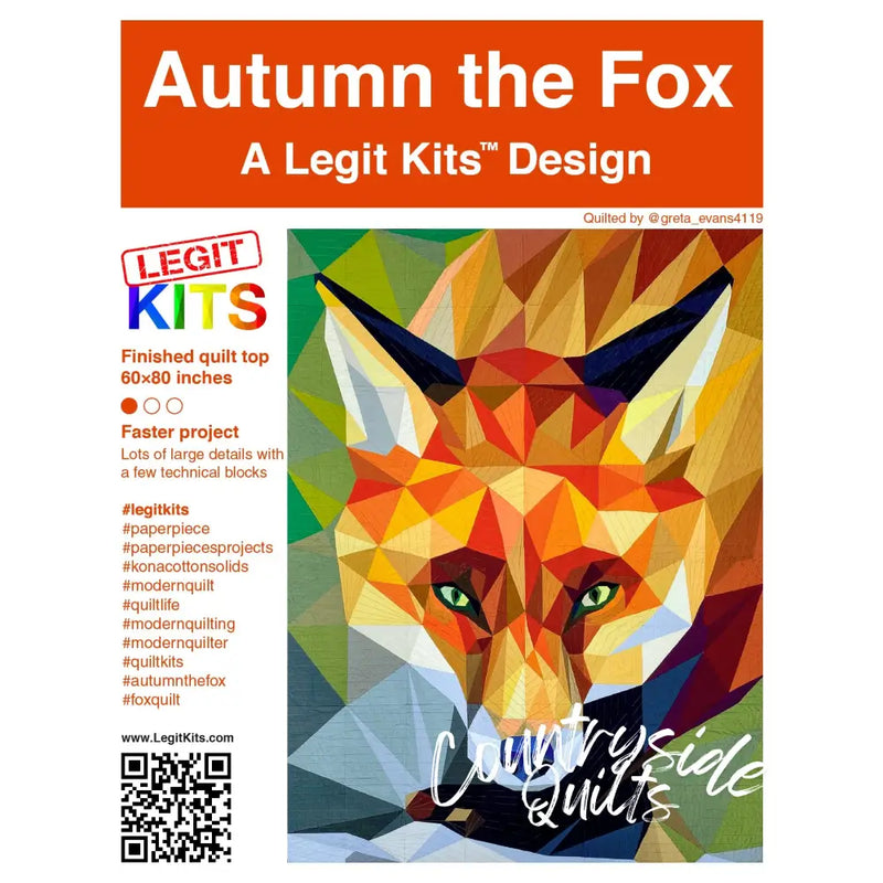 Autumn the Fox Quilt Kit QK001