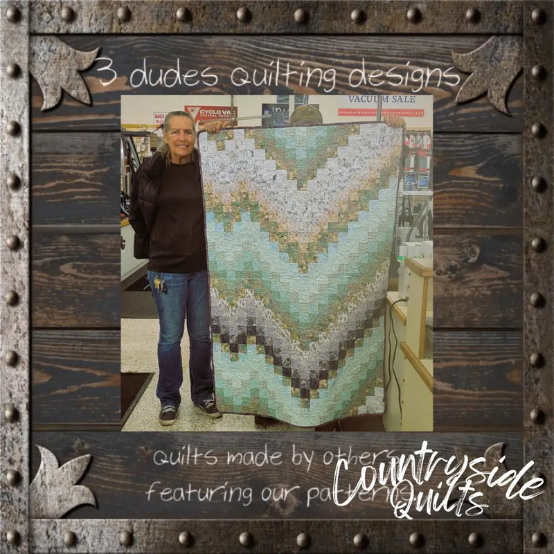 Bargello In A Day Quilt Pattern 739406408614