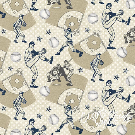 Benartex EXTRA INNINGS CREAM By SKYLINE STUDIO 2603-07