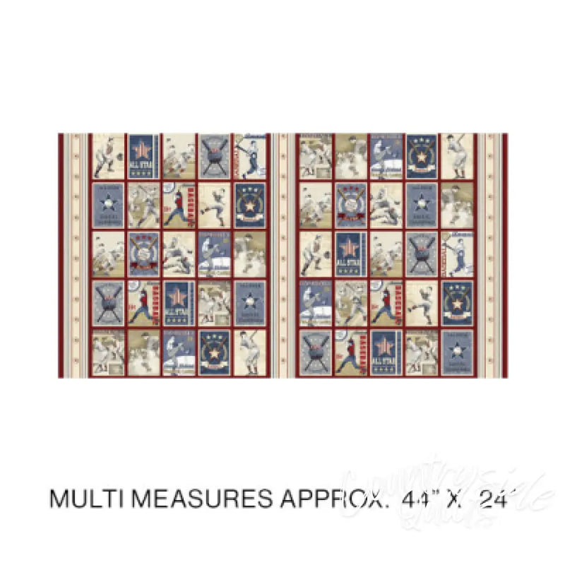 Benartex Game Time - Play Ball Multi 2600-99