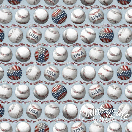 Benartex GROUND BALL LIGHT BLUE By SKYLINE STUDIO 2602-50