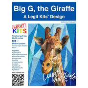 Big G the Giraffe Quilt Kit QK002