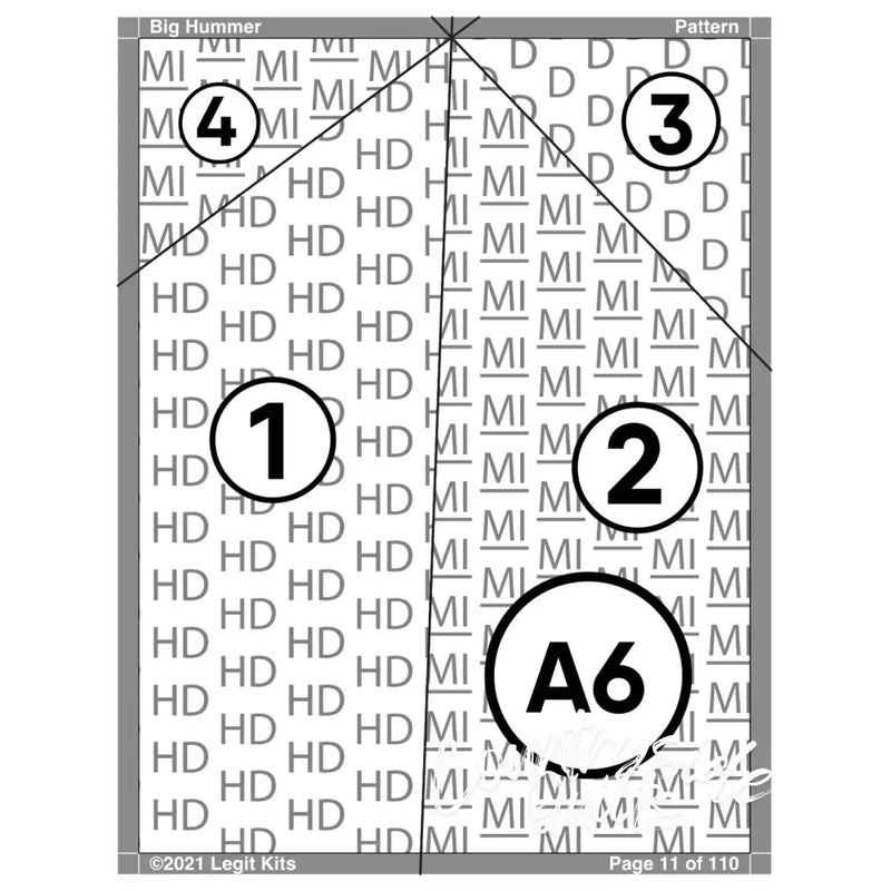 Big Hummer Quilt Kit QK023