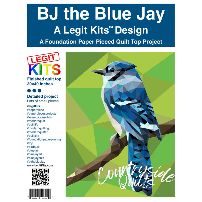 BJ the Blue Jay Quilt Kit QK039