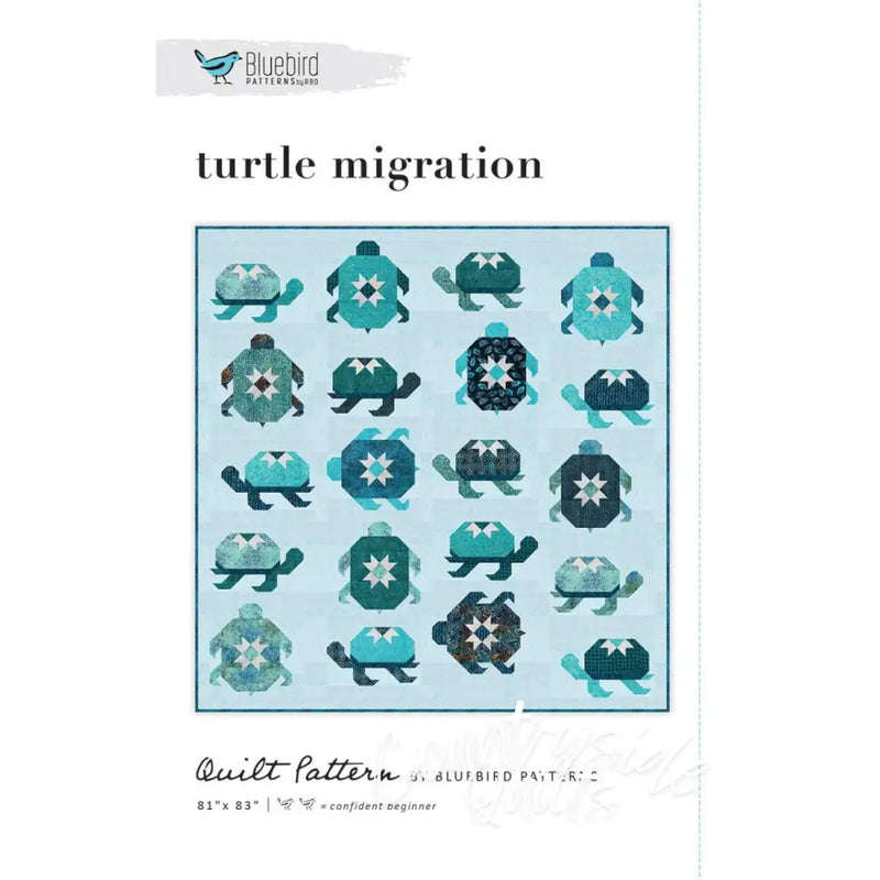 Bluebird Patterns Turtle Migration Quilt Pattern 649408