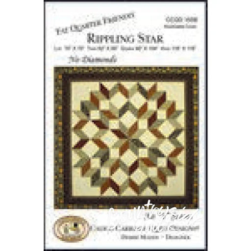 Calica Carriage Quilt Designs Rippling Star quilt pattern