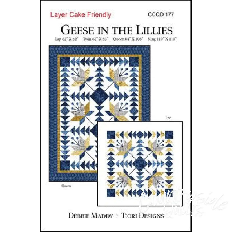 Calico Carriage Quilt Designs - Geese in the Lillies
