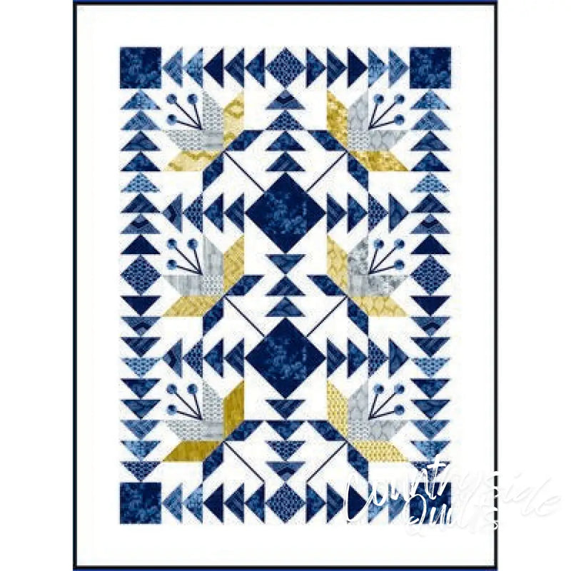 Calico Carriage Quilt Designs - Geese in the Lillies