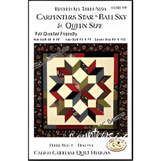 Carpenters Star and Bali Sky Quilt Pattern CCQD150