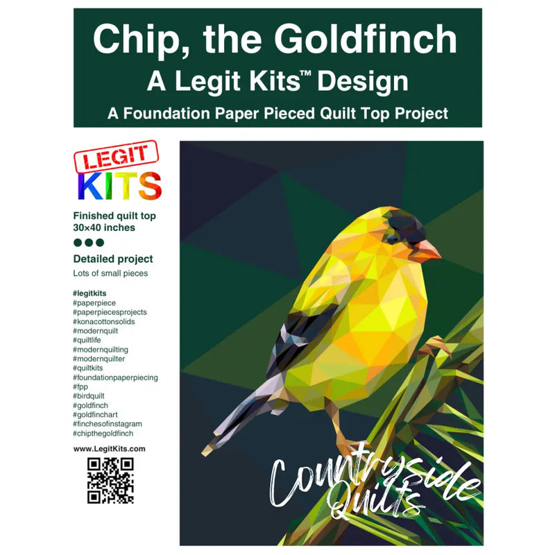 Chip the Goldfinch Pattern PT035