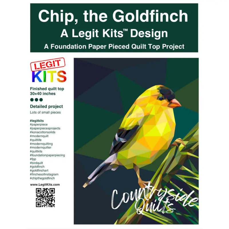 Chip the Goldfinch Quilt Kit QK035