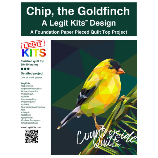 Chip the Goldfinch Quilt Kit QK035