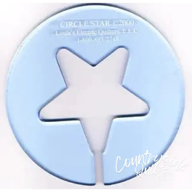 Circle 7’’/ Star 4’’ Template TMP-012
