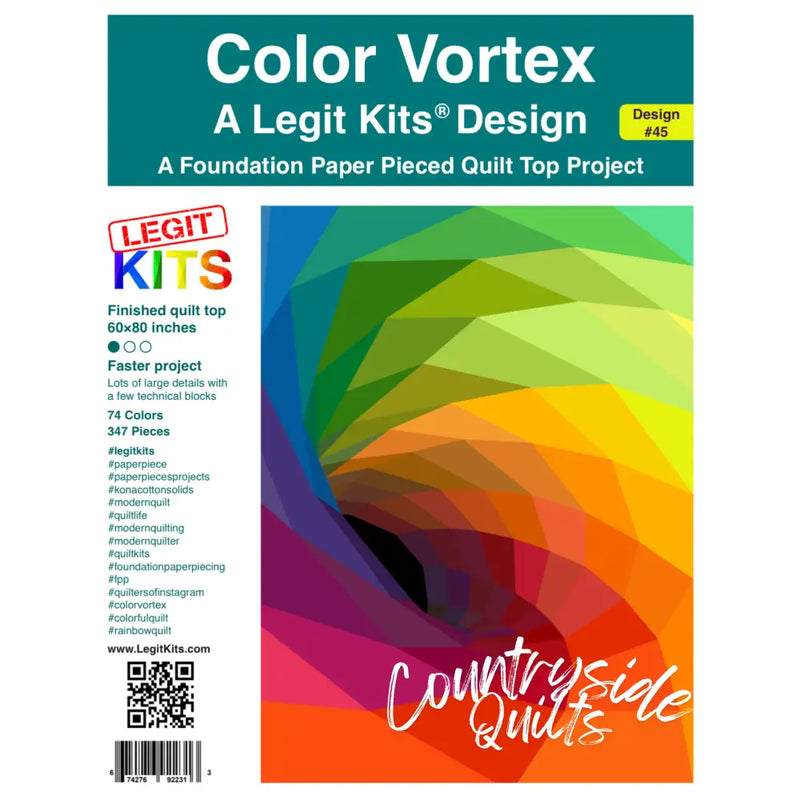 Color Vortex Quilt Kit QK045