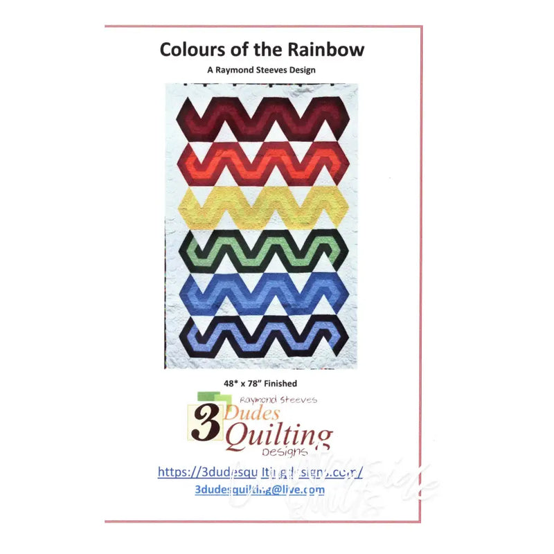 Colours of the Rainbow Quilt Pattern 739406408652