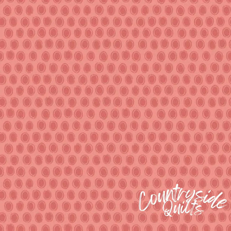 Countryside Dot Coral 44’’ / 45’’ Width C14536-CORAL