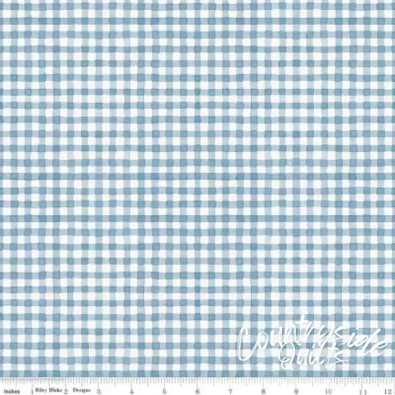 Countryside Gingham Blue 44’’ / 45’’ Width C14537-BLUE