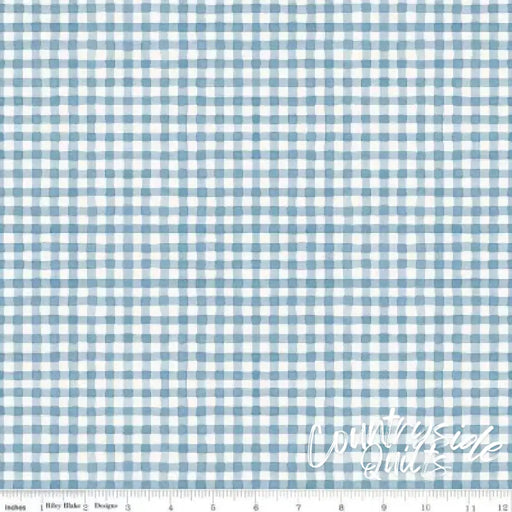 Countryside Gingham Blue 44’’ / 45’’ Width C14537-BLUE