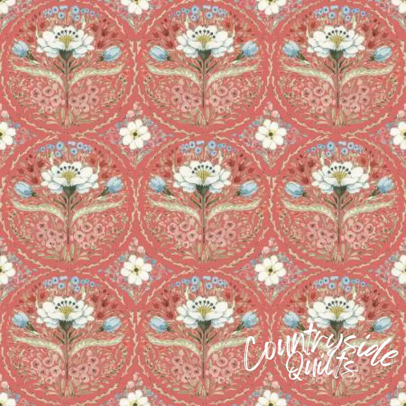 Countryside Medallion Red 44’’ / 45’’ Width C14531-RED