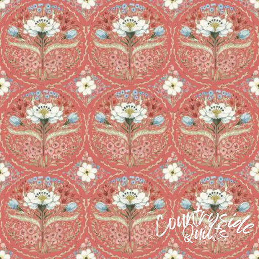 Countryside Medallion Red 44’’ / 45’’ Width C14531-RED