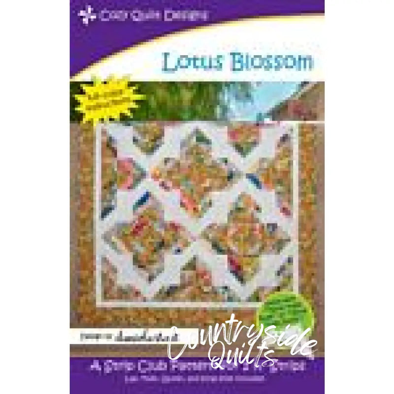 Cozy Quilt Designs - Lotus Blossom Pattern 601686