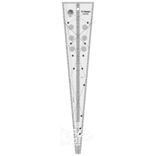 Creative Grids 10 Degree Wedge Ruler Notions CDS-CGRCP1